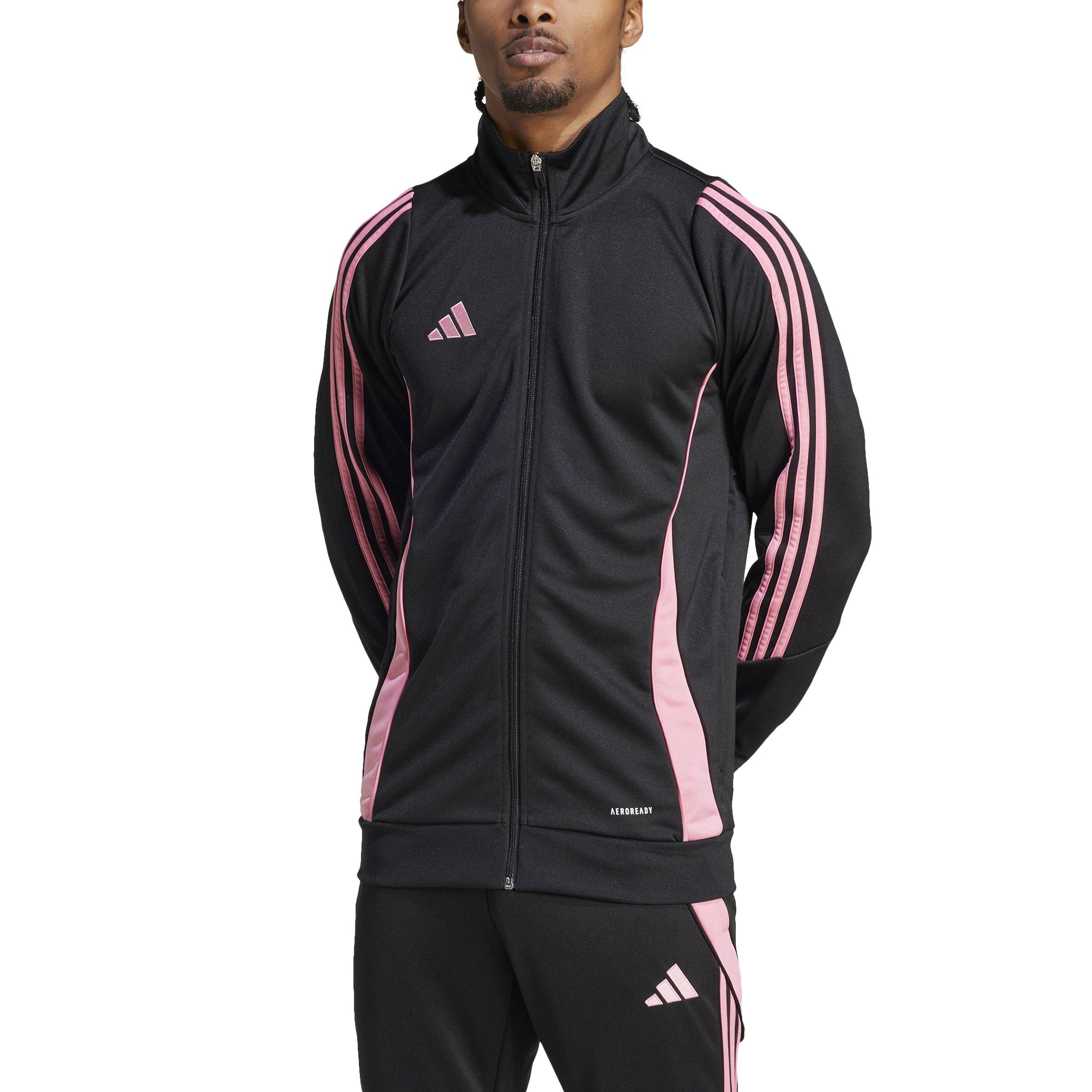 adidas Men's Tiro 24 Soccer Training Track Top -Black/Pink